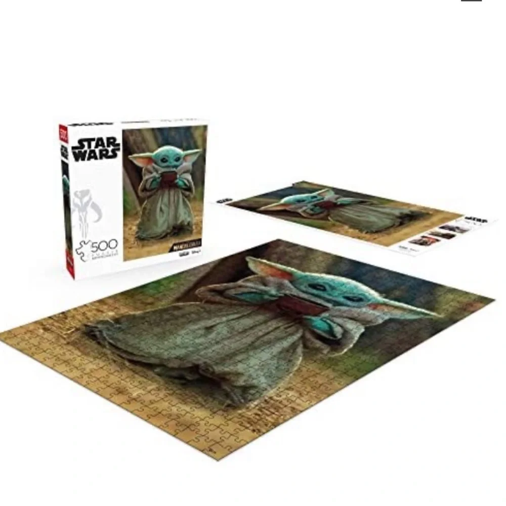 DISNEY STAR WARS MANDALORIAN “Sipping My Soup” 500 Piece Puzzle